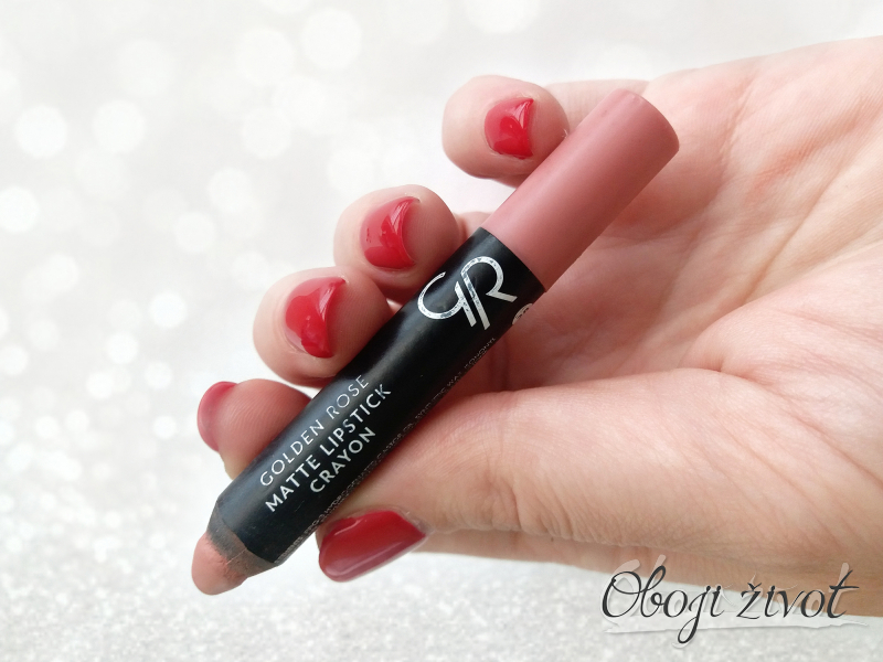 Golden Rose Matte Lipstick Crayon
